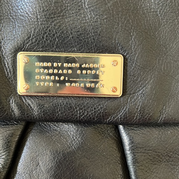 Marc by Marc Jacobs Vintage Midsize Black Pebbled Leather Satchel - Picture 7 of 7